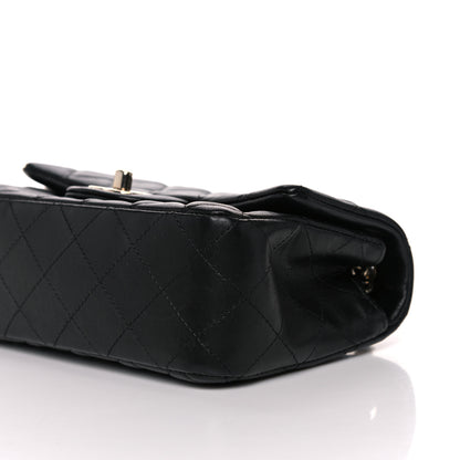 Chanel Lambskin Quilted Mini Rectangular Flap Black 9 of 11