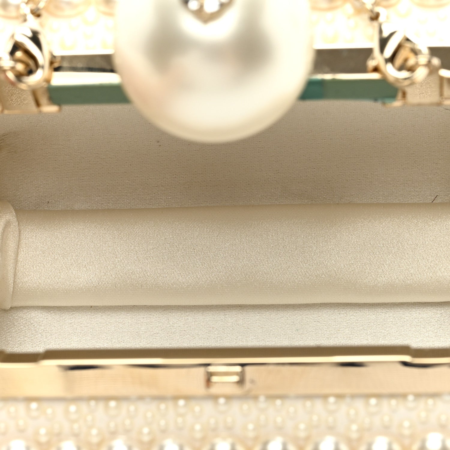 Jimmy Choo Suede Pearl Embellished Micro Cloud Handbag White 5 of 8