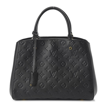 Louis Vuitton Empreinte Montaigne MM Black 1 of 9