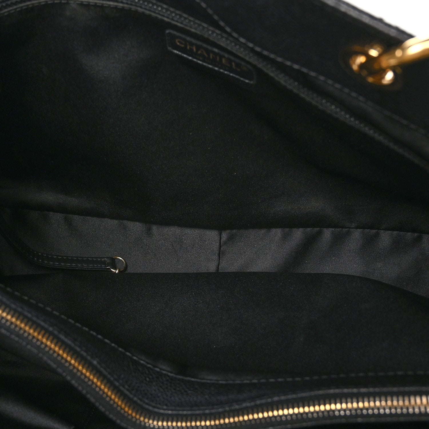 Chanel Caviar Quilted XL Grand Shopping Tote GST Black 5 of 12