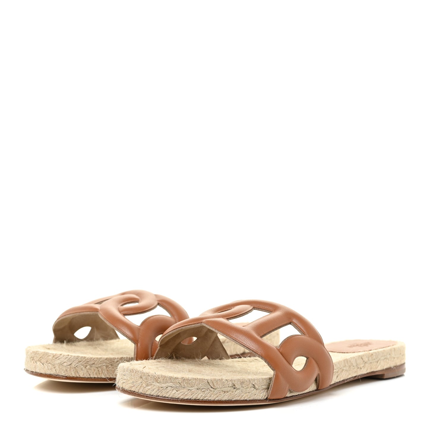 Nappa Famosa Espadrille Sandals 39 Naturel