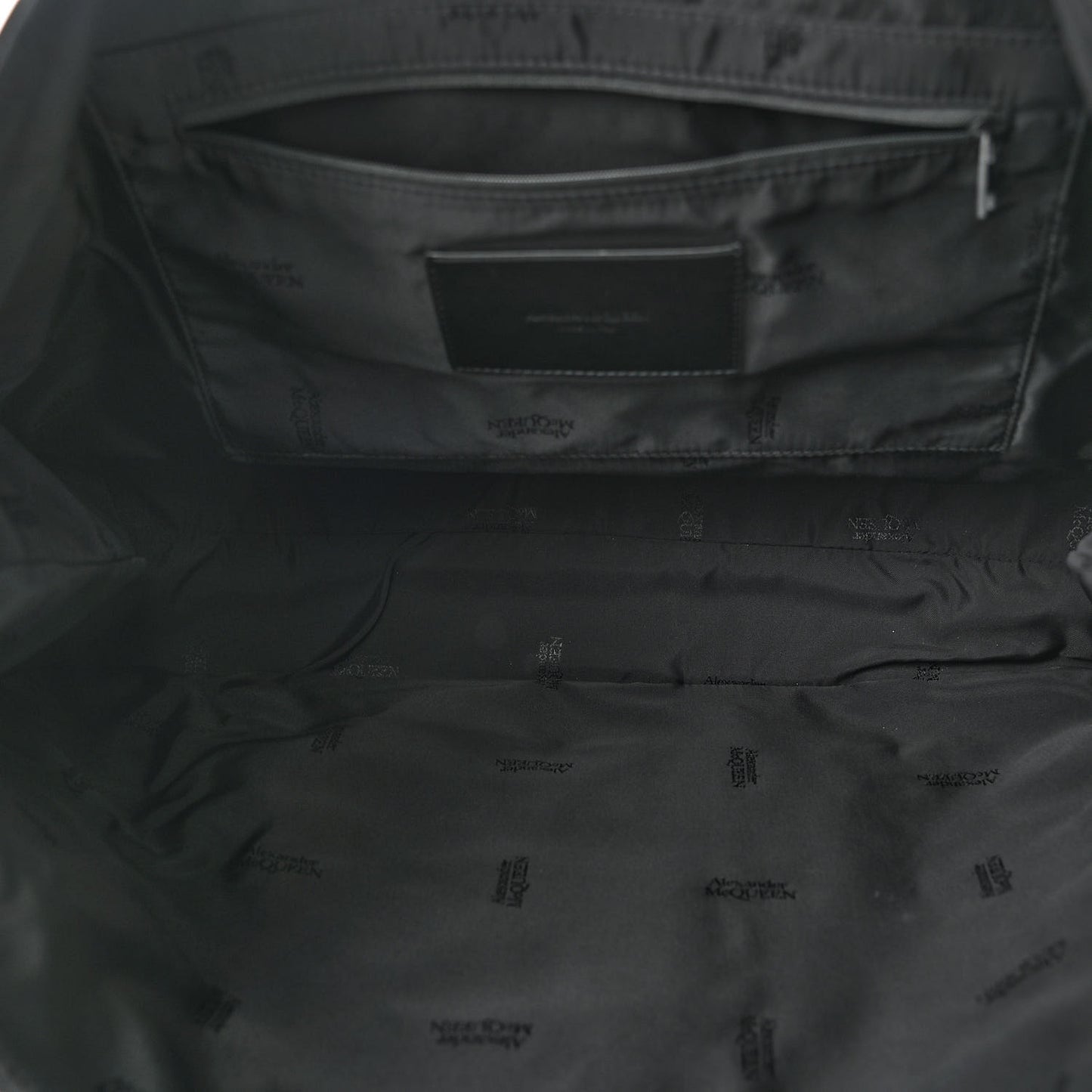 Nylon Graffiti Logo Tote Black