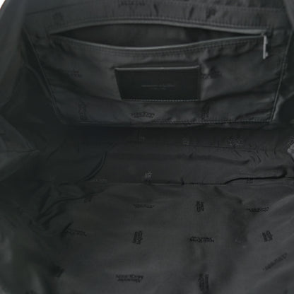 Alexander McQueen Nylon Graffiti Logo Tote Black 5 of 10