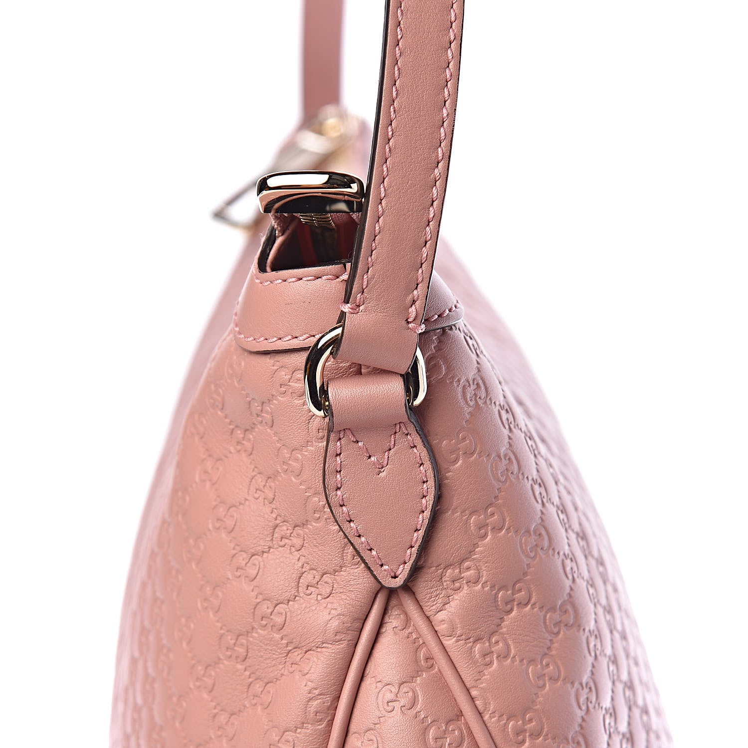Gucci Soft Microguccissima Margaux Hobo Pink 10 of 10