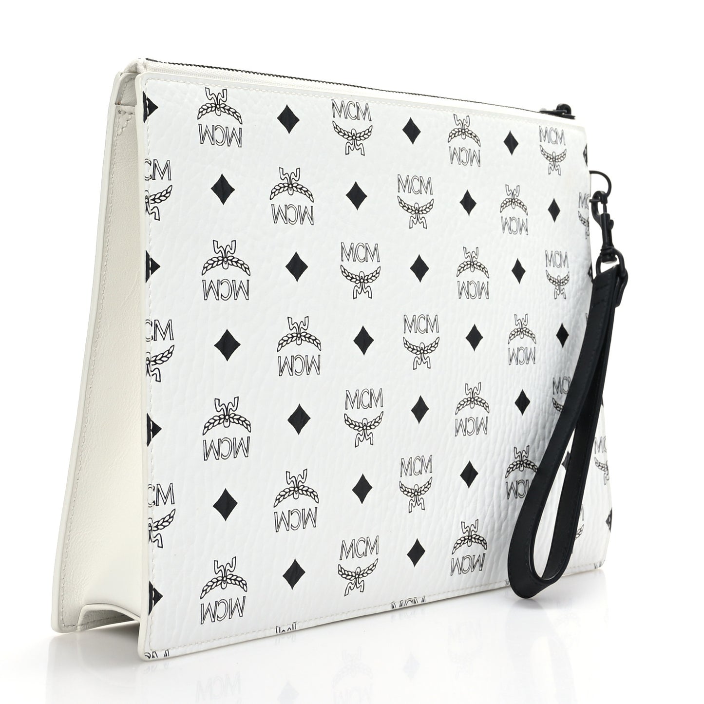 X LOONEY TUNES Visetos Wristlet Pouch White