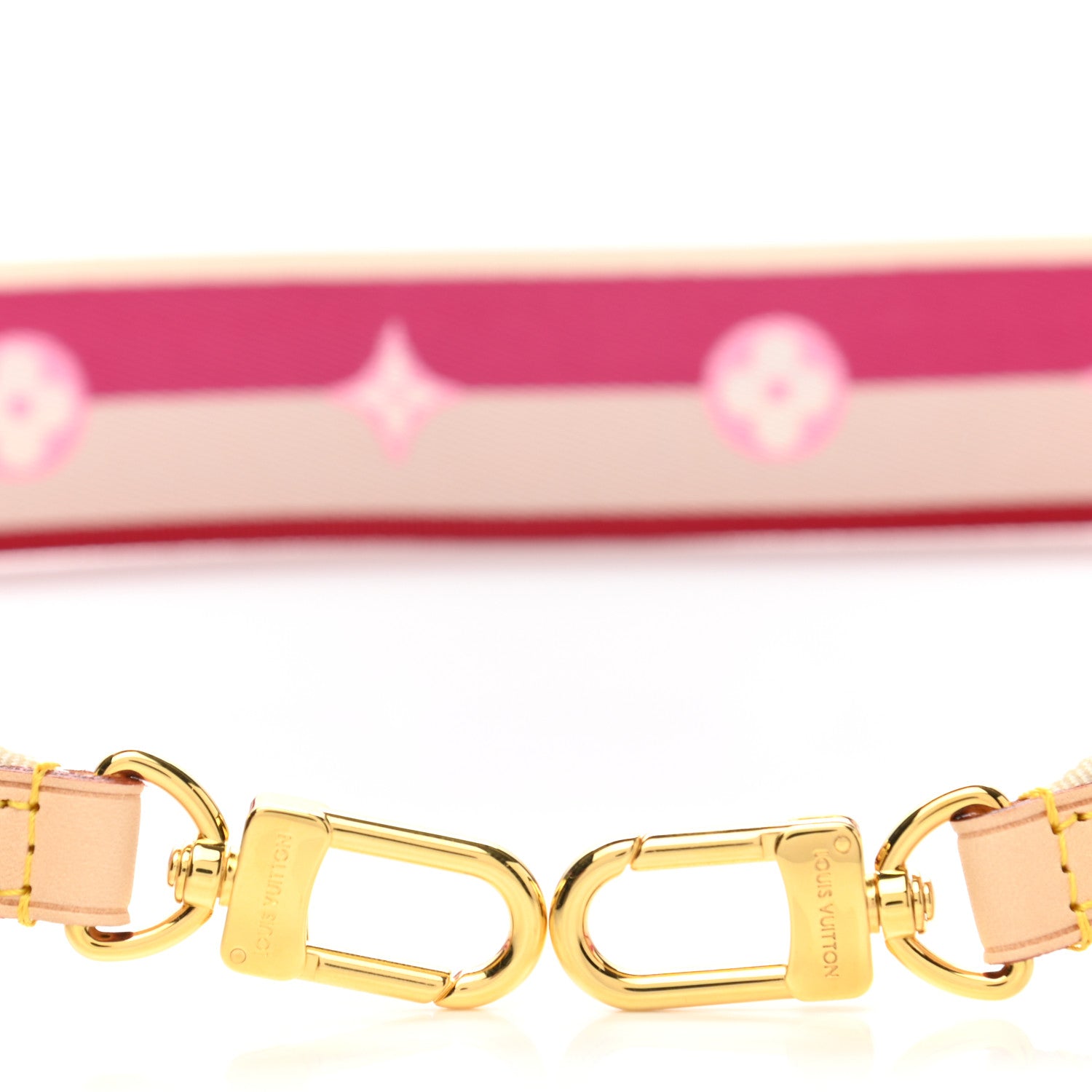 Louis Vuitton Jacquard Speedy Bandouliere 20 Shoulder Strap Fuchsia 3 of 4