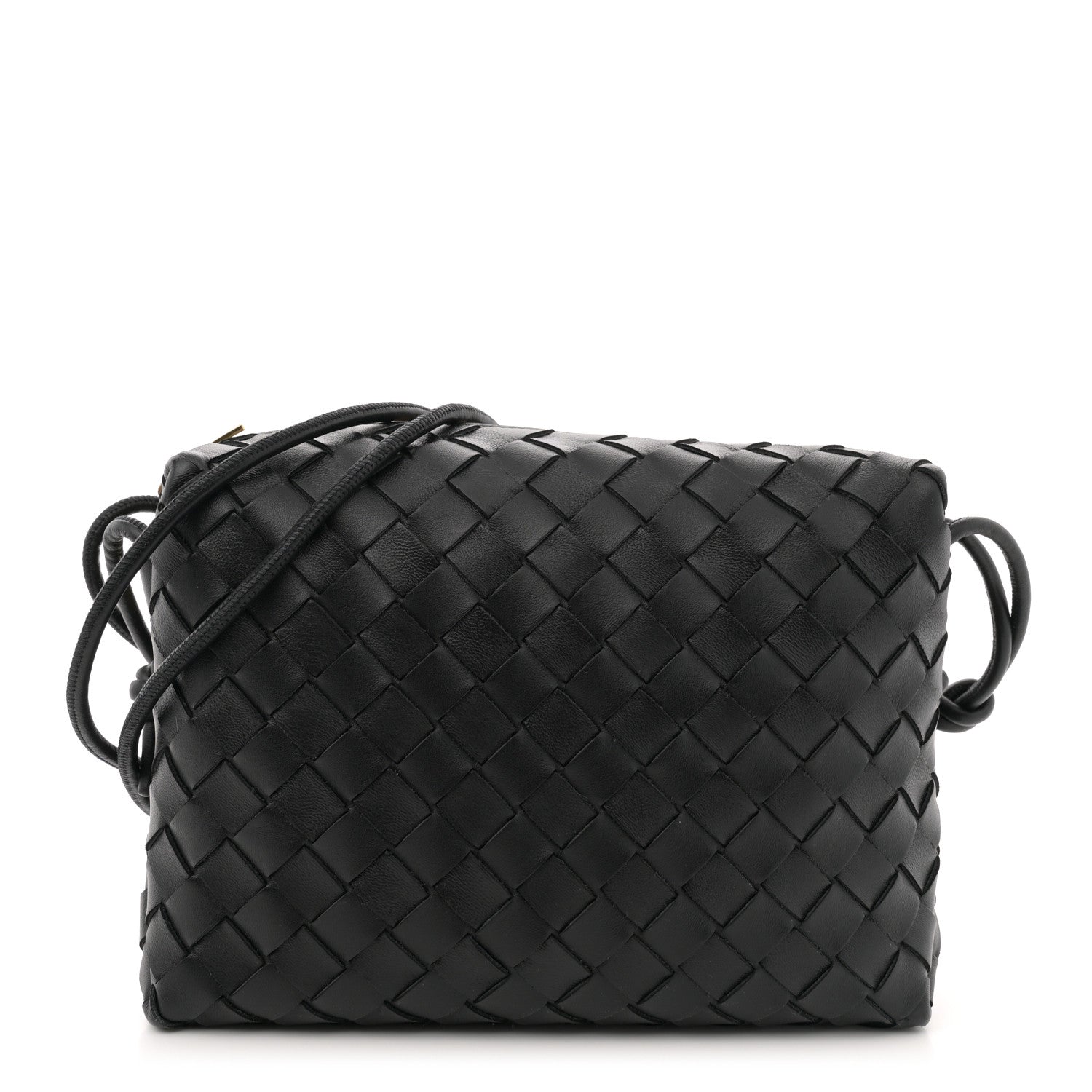 Bottega Veneta Nappa Intrecciato Small Loop Camera Bag Black 1 of 9