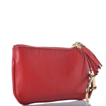 Gucci Pebbled Calfskin Soho Key Case Red 3 of 8