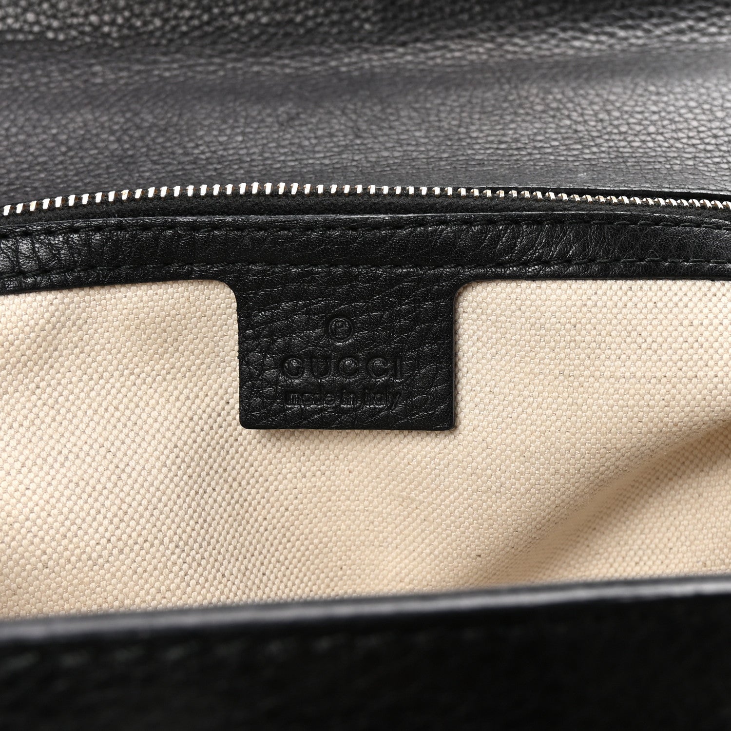 Gucci Cellarius Calfskin Medium New Bamboo Top Handle Bag Black 6 of 10