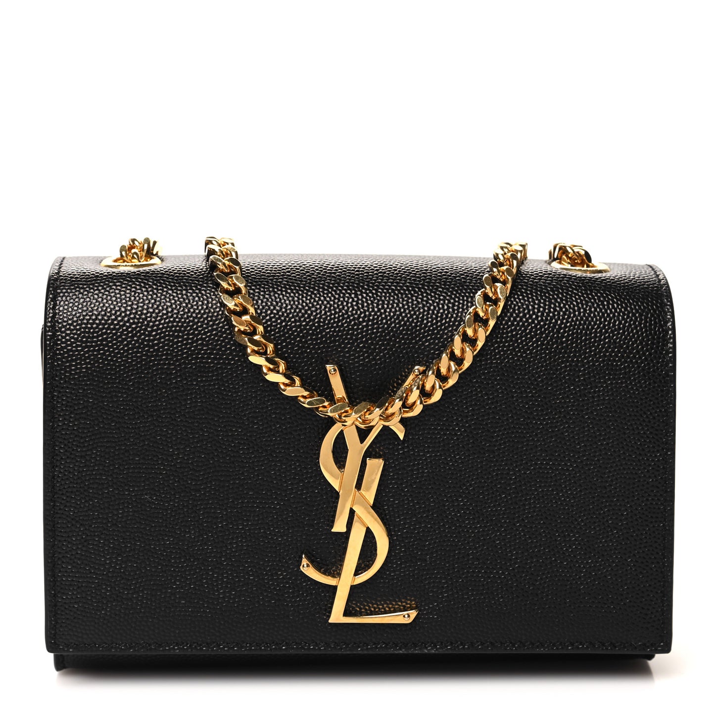 Grain De Poudre Small Monogram Kate Satchel Black