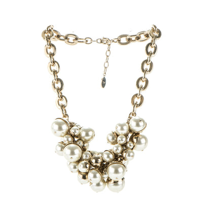 Christian Dior Pearl Mise en Dior Tribal Necklace Gold 3 of 6