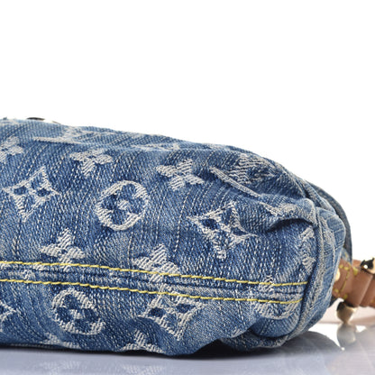 Louis Vuitton Monogram Denim Mini Pleaty Blue 8 of 10