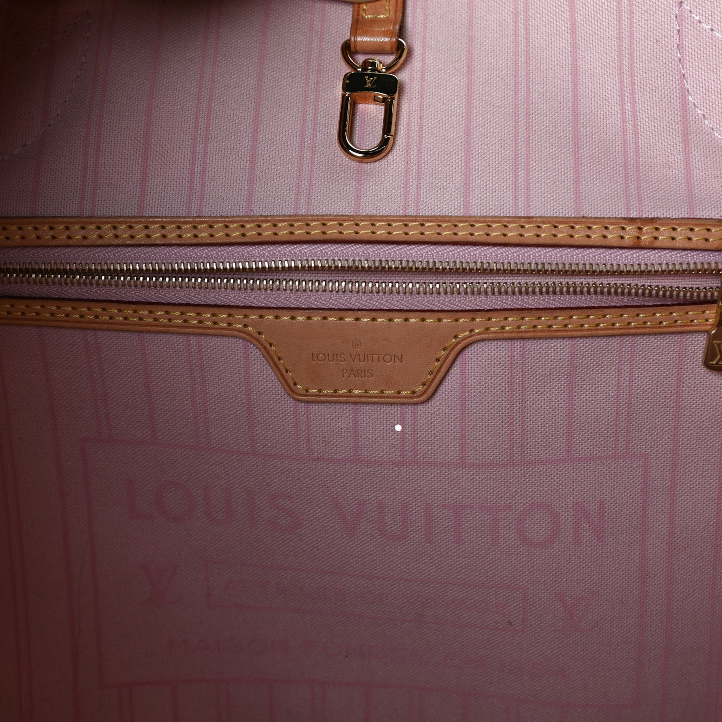 Damier Azur Neo Neverfull MM Rose Ballerine