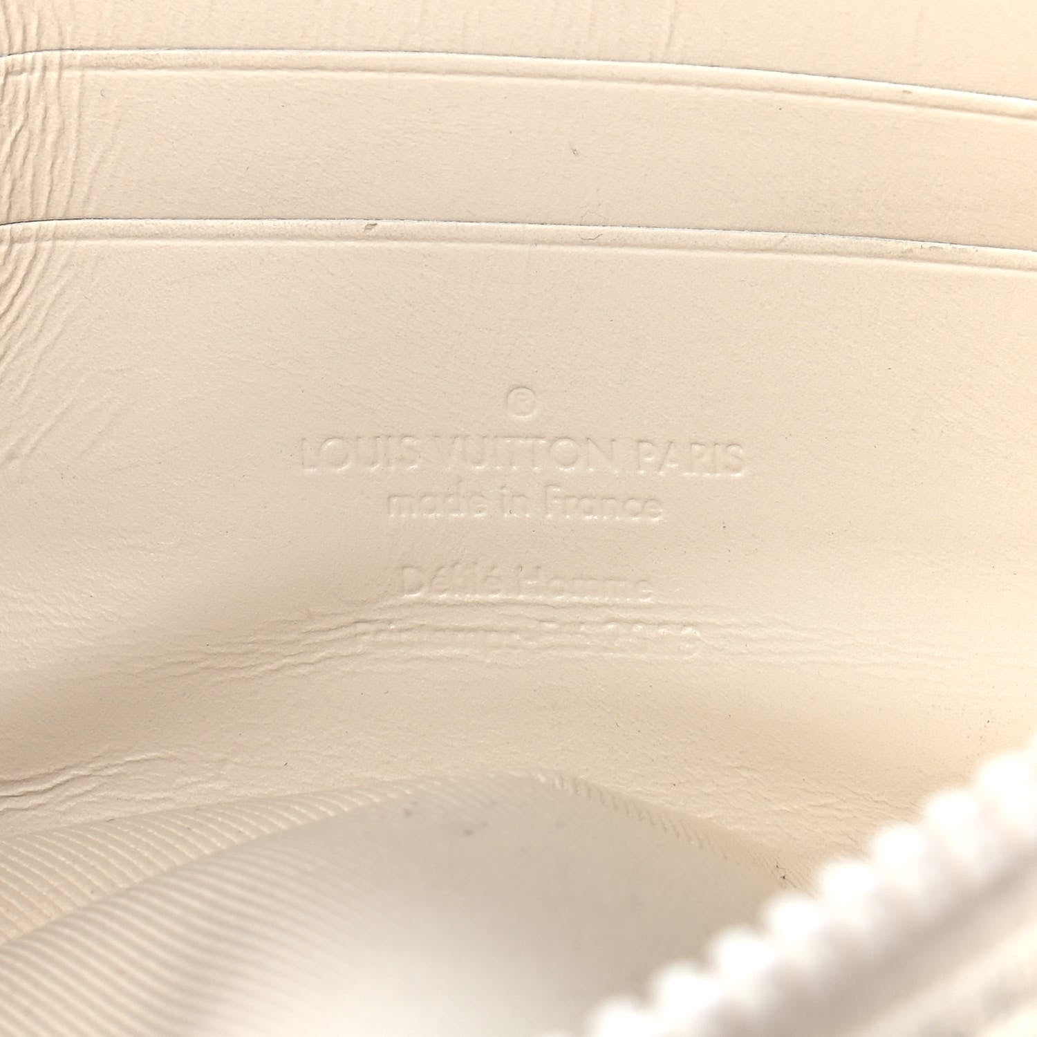 Louis Vuitton Taurillon Monogram Pochette Volga White 6 of 8