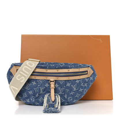Louis Vuitton Monogram Denim High Rise Bumbag Blue 9 of 9