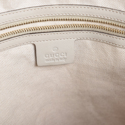 Gucci Guccissima Medium Bree Shoulder Bag Off White 6 of 7