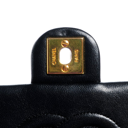 Chanel Lambskin Quilted Mini Square Flap Black 9 of 9
