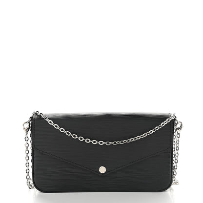 Louis Vuitton Epi Pochette Felicie Black 3 of 9