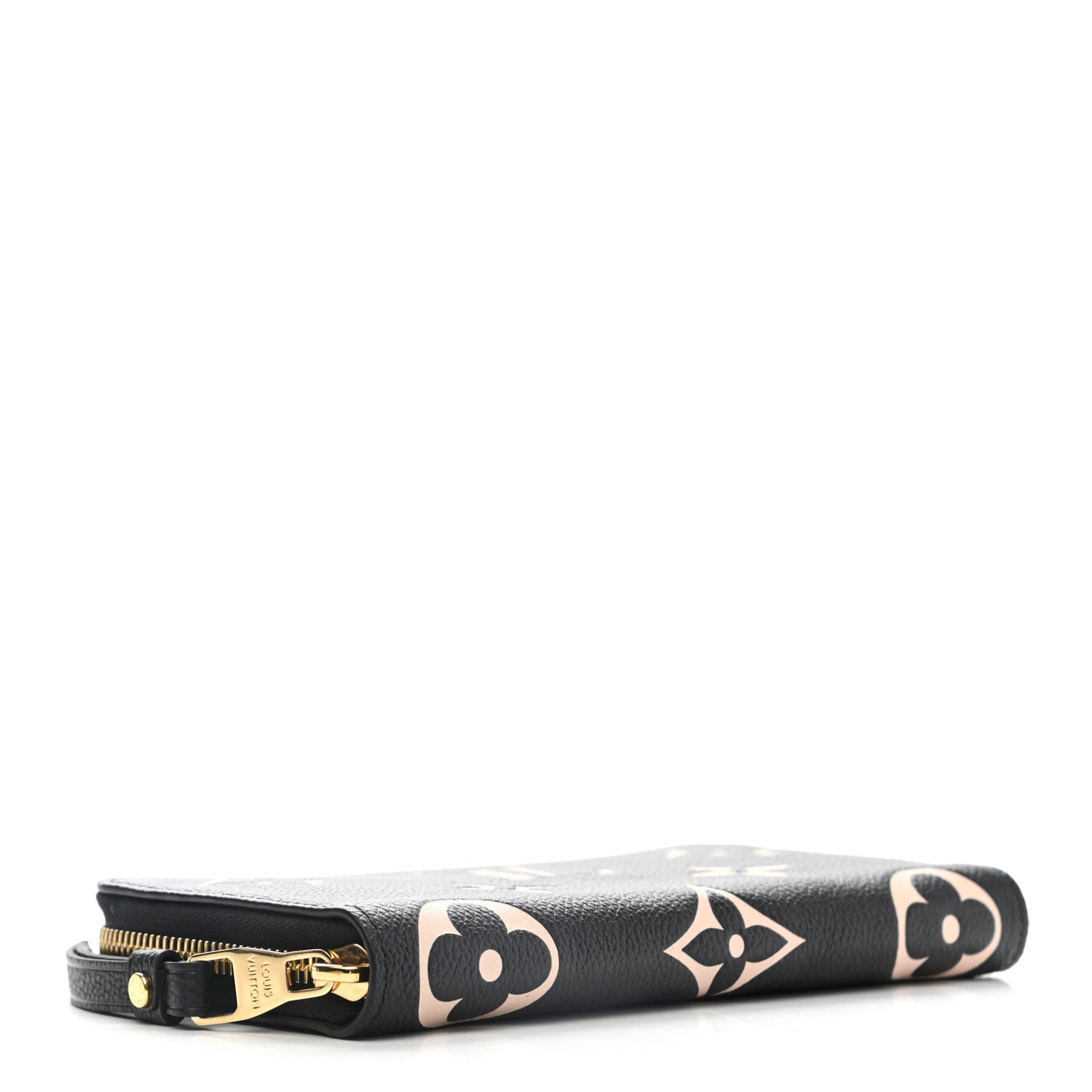 Empreinte Monogram Giant Zippy Wallet Black Beige