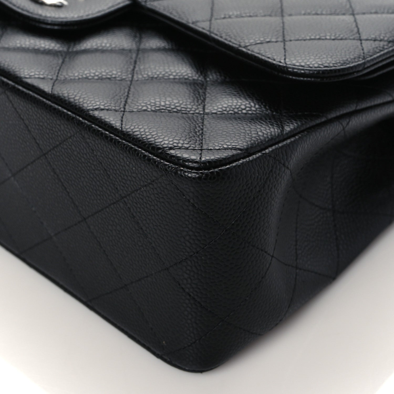 Chanel Caviar Quilted Jumbo Double Flap Black 10 of 10