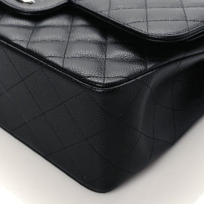 Chanel Caviar Quilted Jumbo Double Flap Black 10 of 10