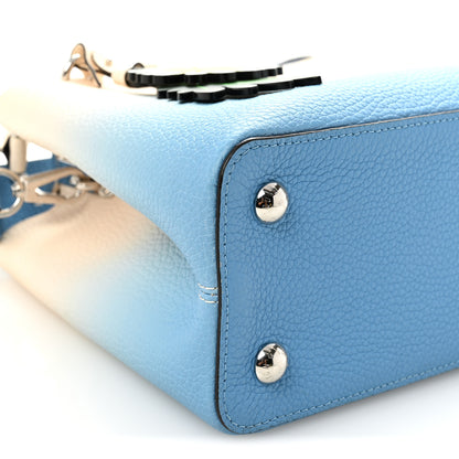 Louis Vuitton Taurillon Capucines MM Gradient Blue 8 of 9