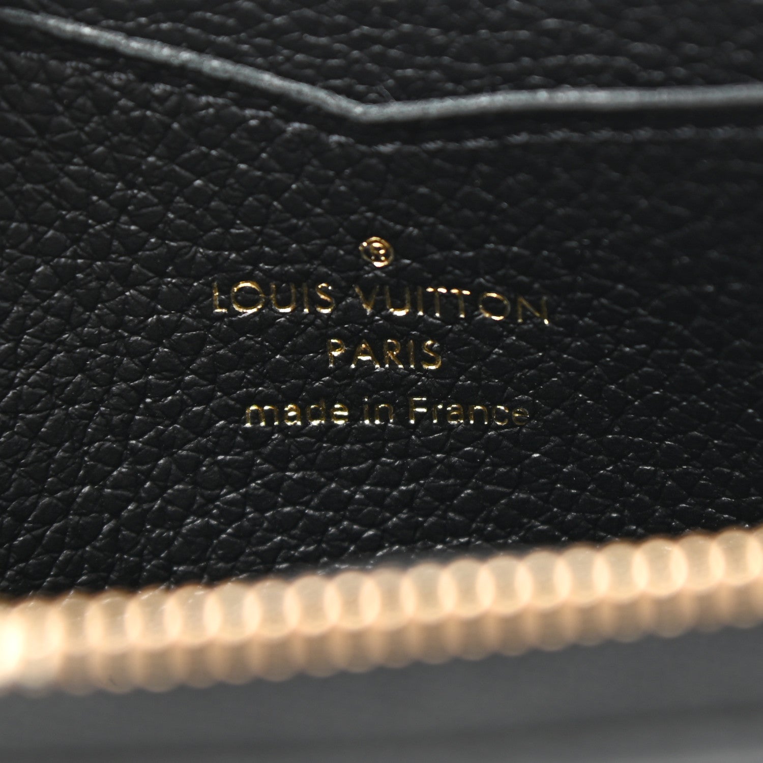 Louis Vuitton Empreinte Zippy Coin Purse Black 6 of 6