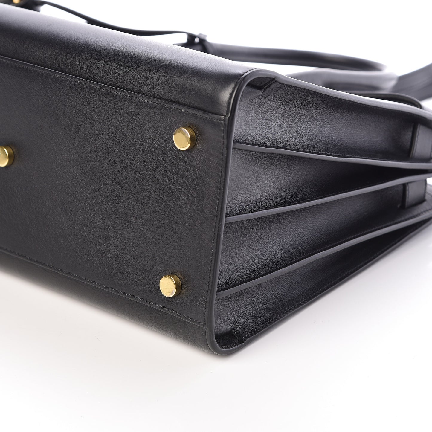 Calfskin Small Sac De Jour Black