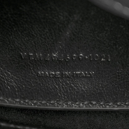 Saint Laurent Calfskin Y Quilted Monogram Monochrome Small Loulou Chain Satchel Black 7 of 12