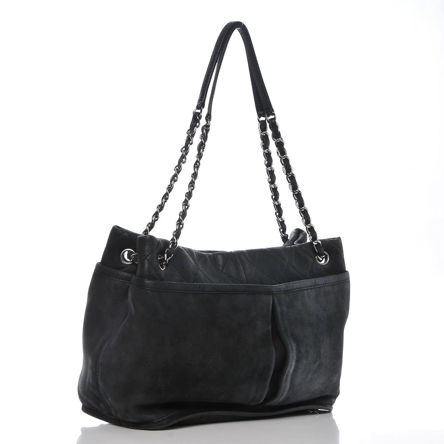 Ultra Soft Suede Natural Beauty Tote Navy Blue
