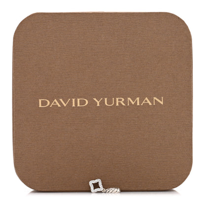 David Yurman Sterling Silver Diamond Micro Pave Quatrefoil Amulet Pendant 4 of 4