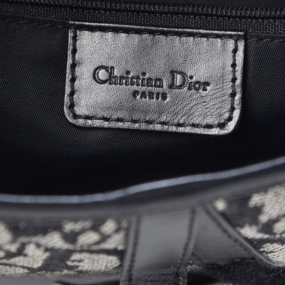 Christian Dior Monogram Saddle Bag Black 6 of 10