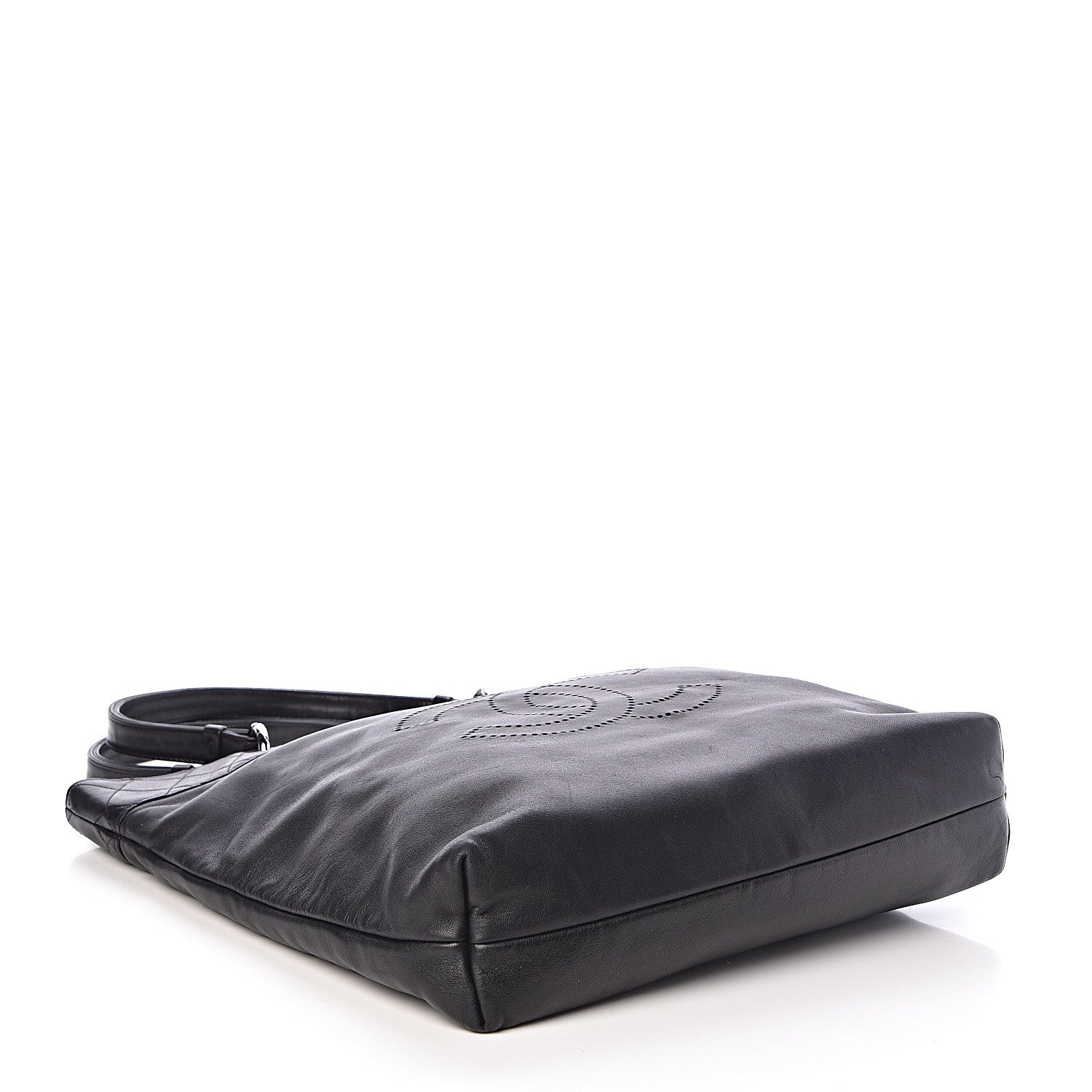 Chanel Lambskin CC Shoulder Bag Black 4 of 10