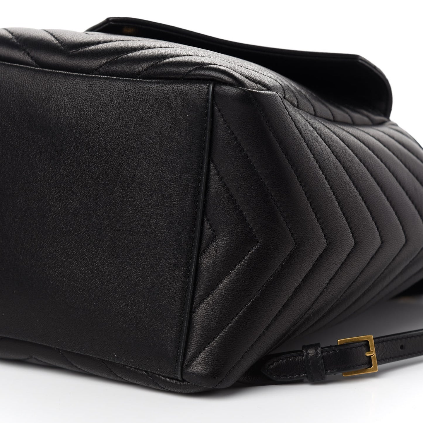 Lambskin Matelasse Monogram Joe Backpack Black