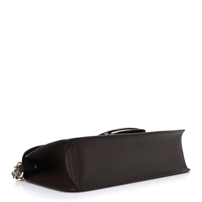 Valentino Garavani Calfskin Enamel Vlogo Loco Shoulder Bag Fondant 4 of 10