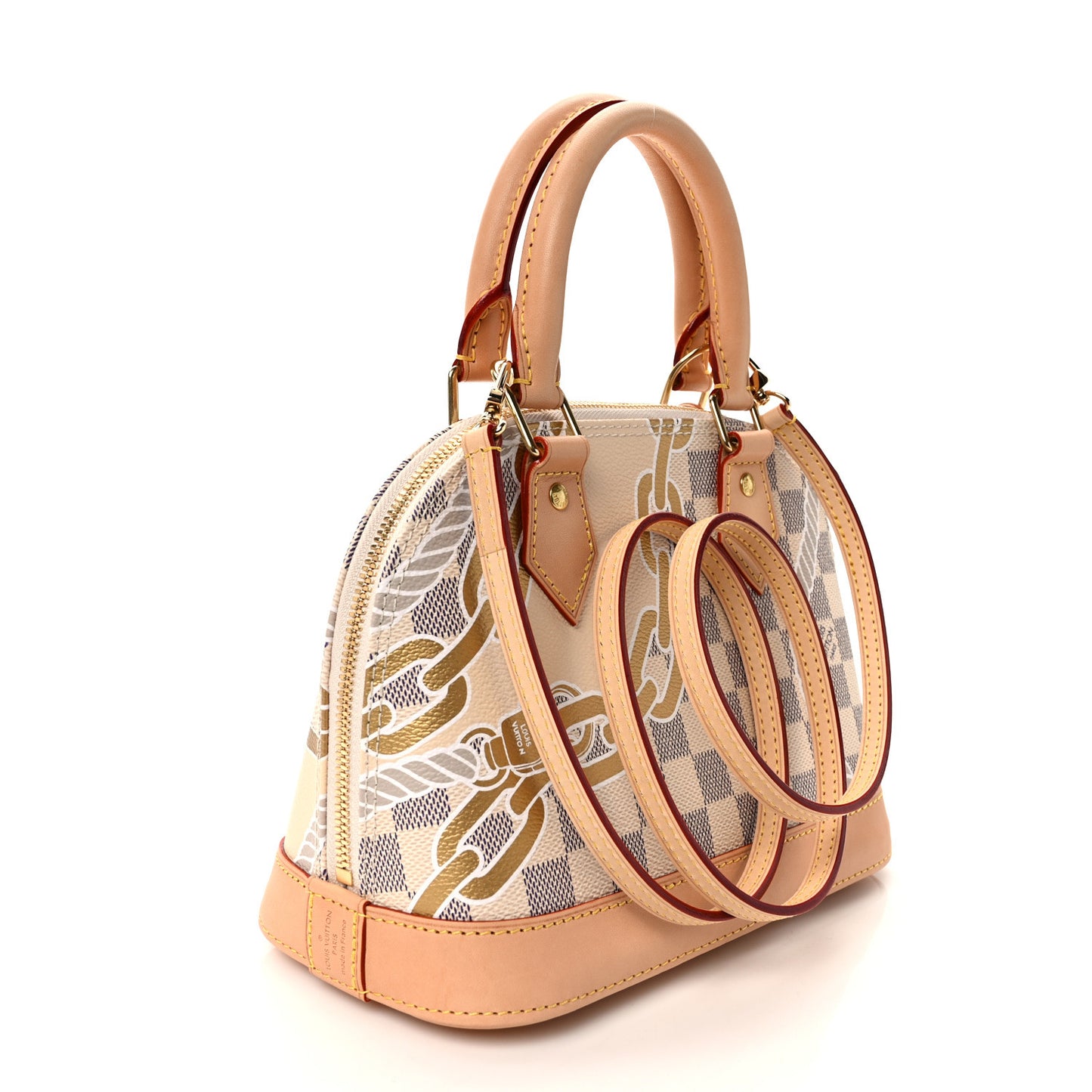Damier Azur Nautical Alma BB
