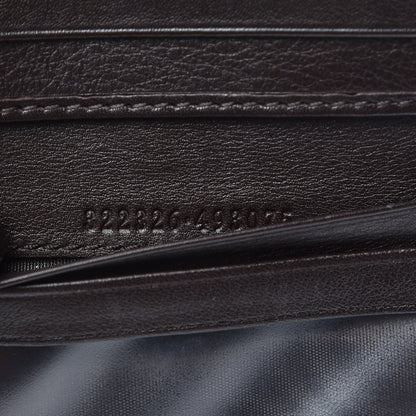 Gucci Guccissima Sukey French Flap Wallet Chocolate 8 of 9