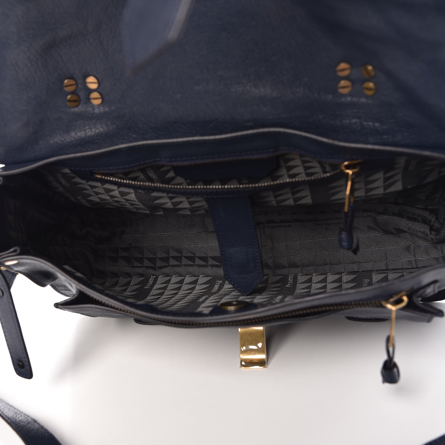 Proenza Schouler Lambskin Medium PS1 Satchel Midnight 6 of 11