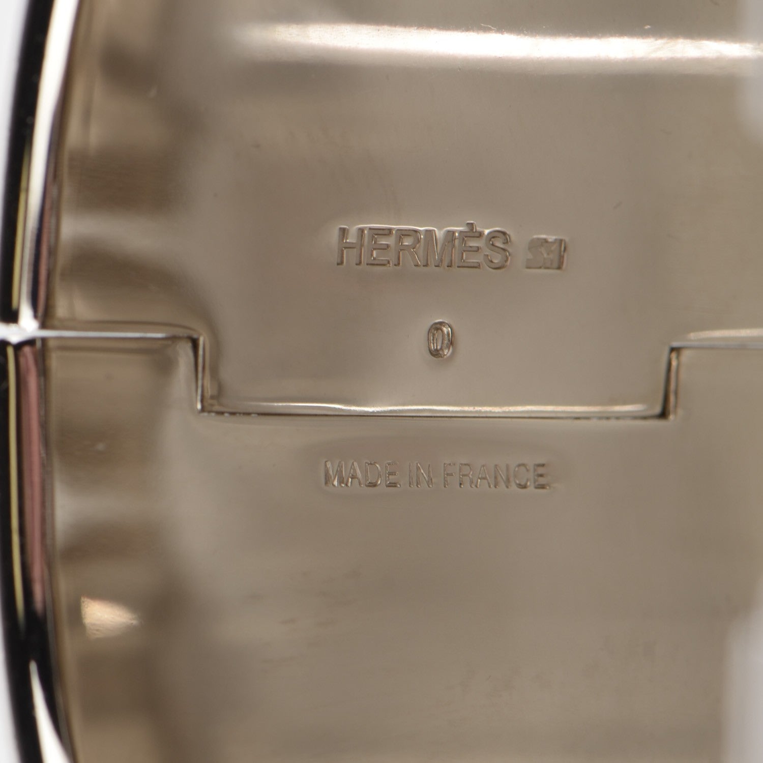 Hermes Enamel Extra Wide Clic Clac H Bracelet PM Orange Fruite 6 of 6