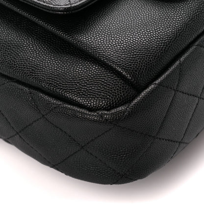 Chanel Caviar Quilted CC Day Camera Case Black 12 of 13