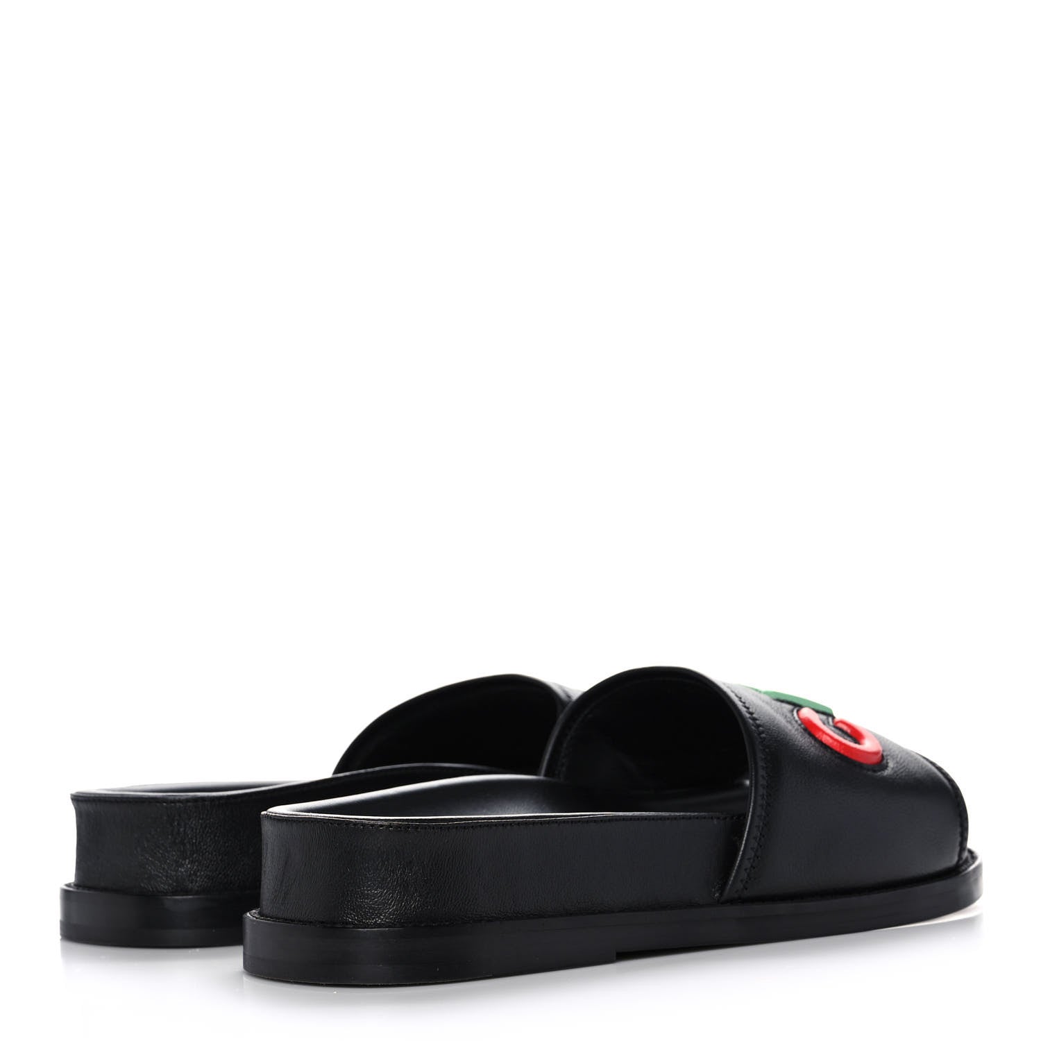 Chanel Lambskin Cha-Nel Mule Sandals 39 Black Multicolor 4 of 12