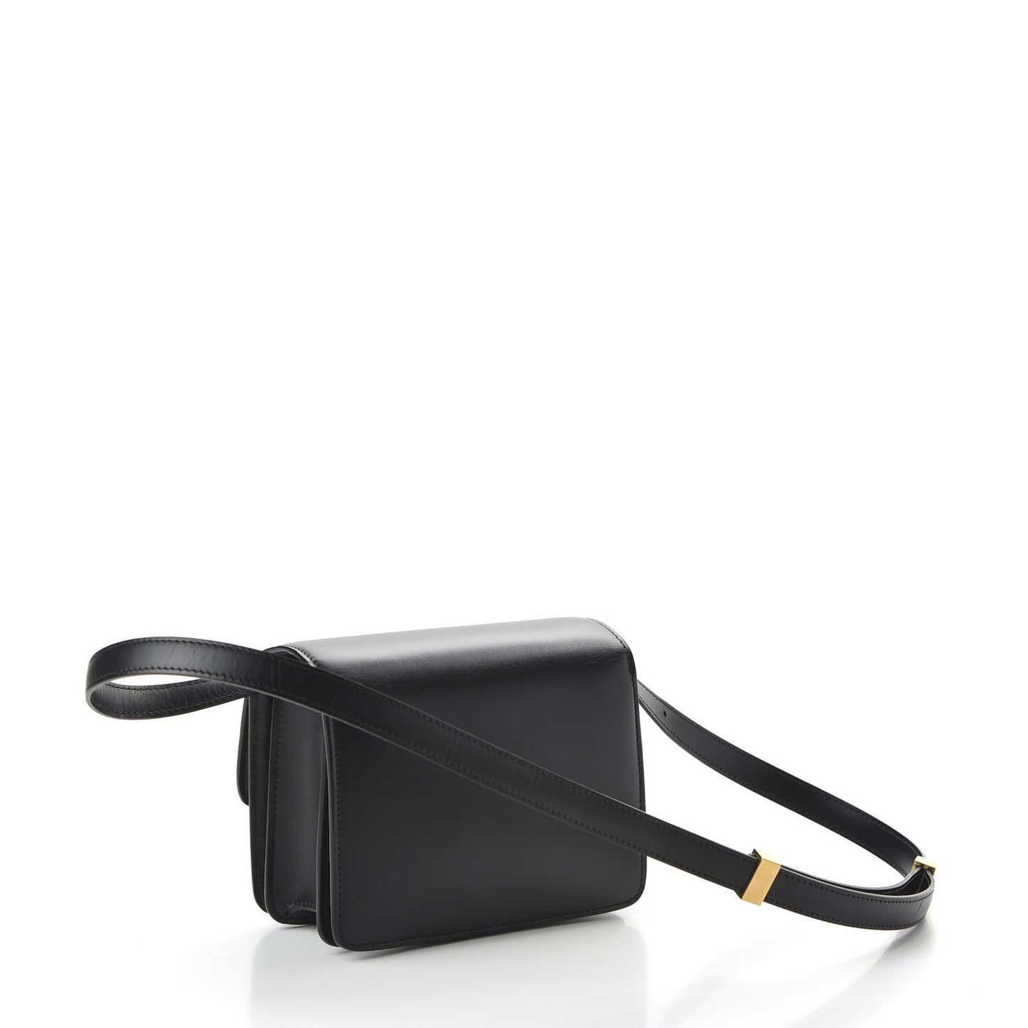 Box Calfskin Small Classic Box Flap Bag Black