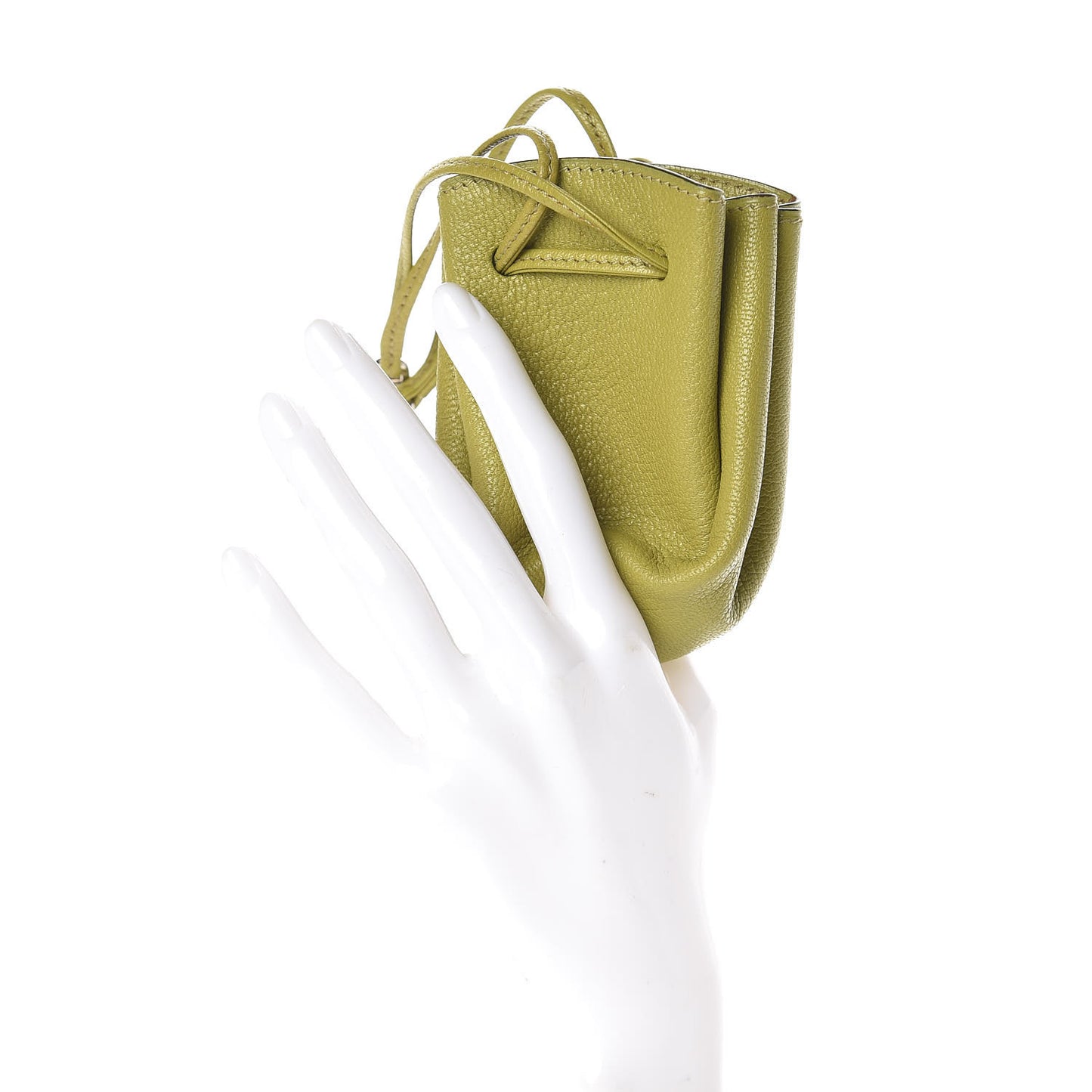 Chevre Mysore Vespa Pouch Vert Anis