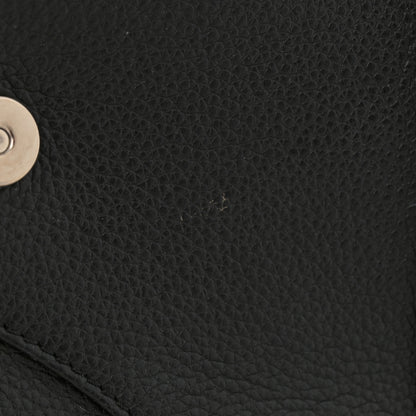 Christian Dior Grained Calfskin Mens Saddle Bag Black 12 of 14