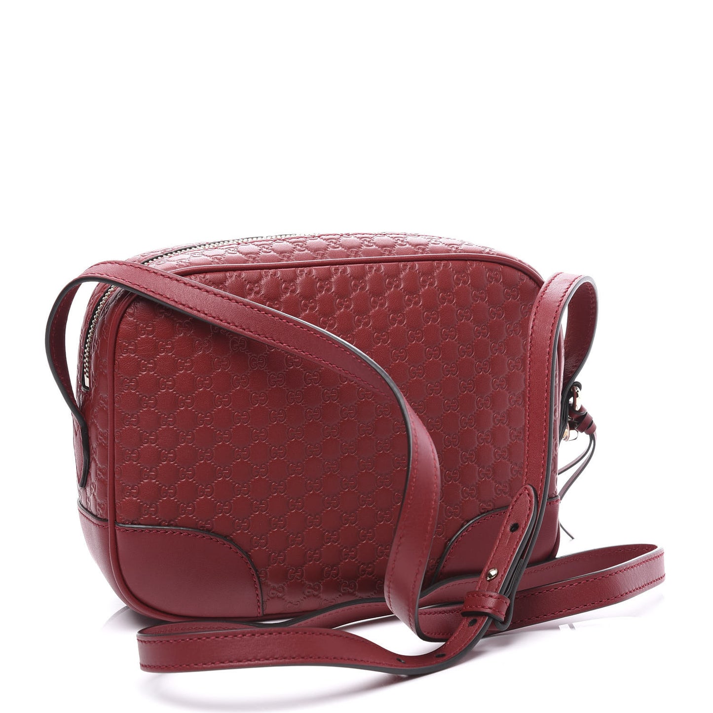 Microguccissima Mini Bree Messenger Bag Red