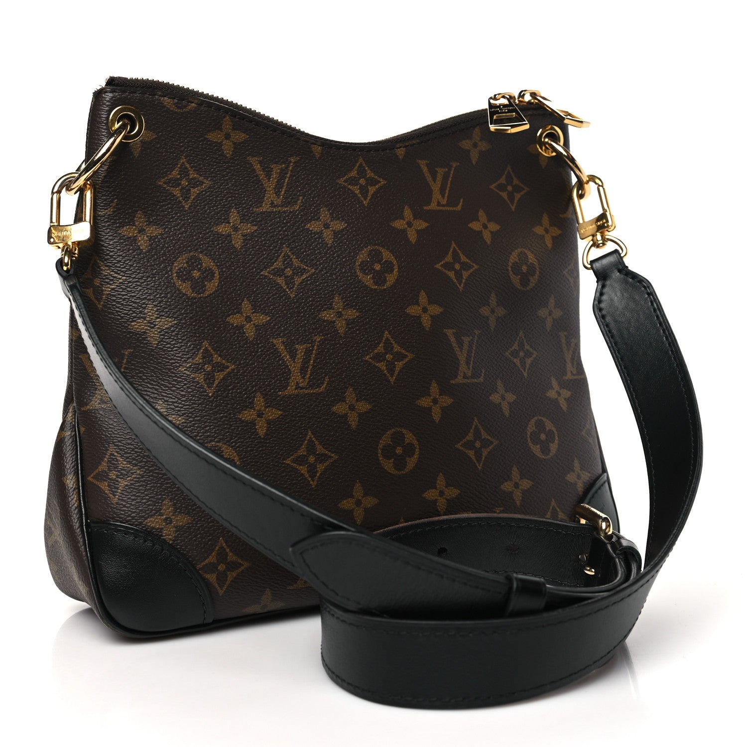 Louis Vuitton Monogram Odeon PM Black 3 of 11