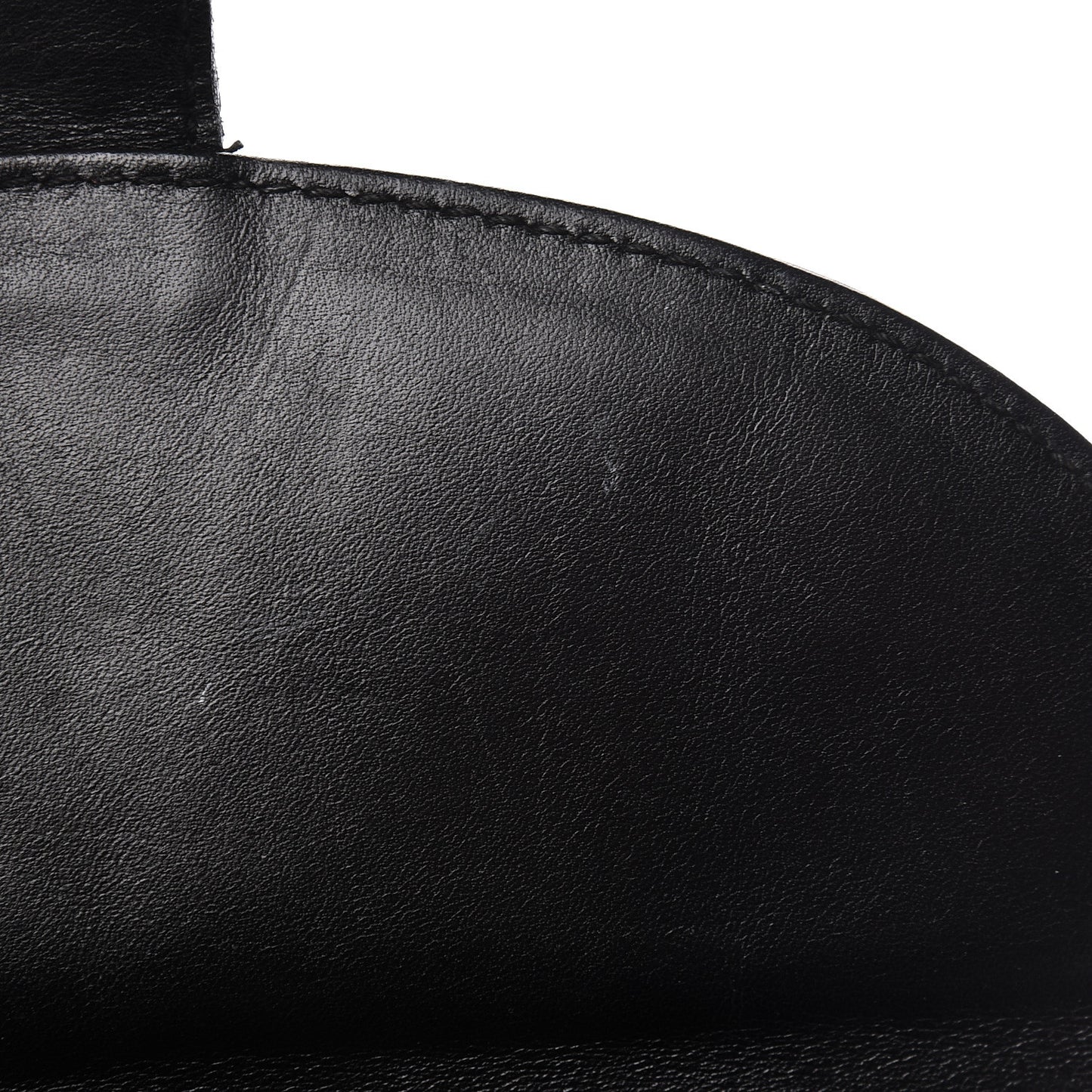 Calfskin Bamboo Backpack Black