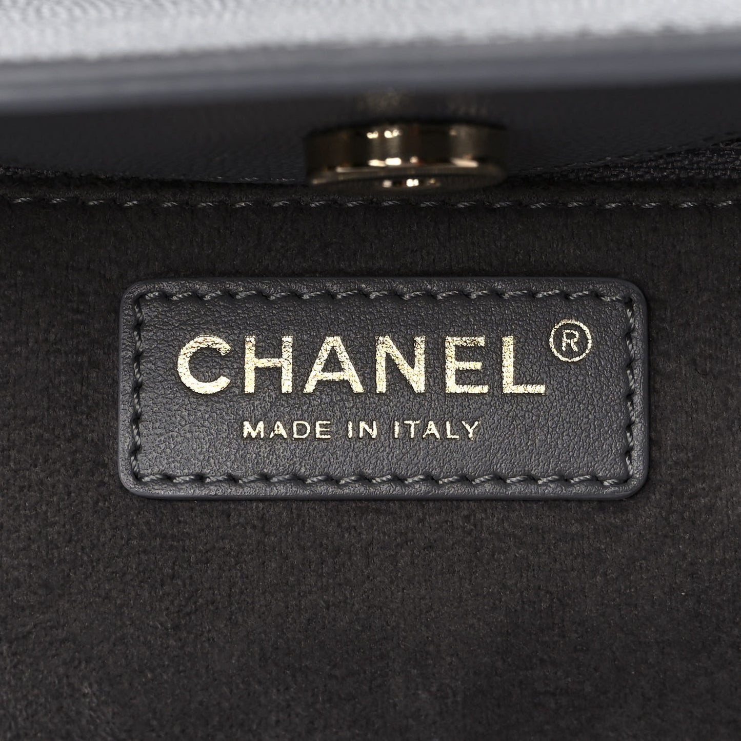 Caviar Studded Small Deauville Tote Grey