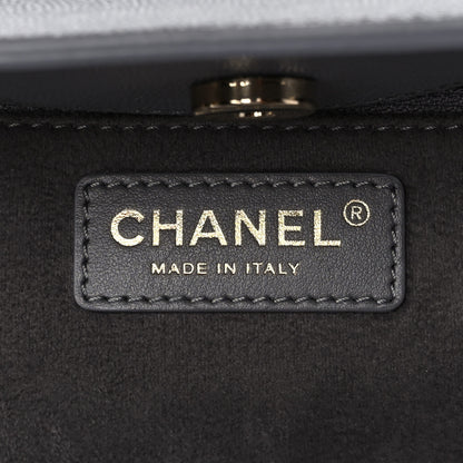 Chanel Caviar Studded Small Deauville Tote Grey 6 of 8