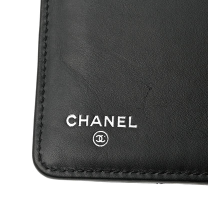 Chanel Patent Quilted Brilliant Yen Wallet Black 6 of 9